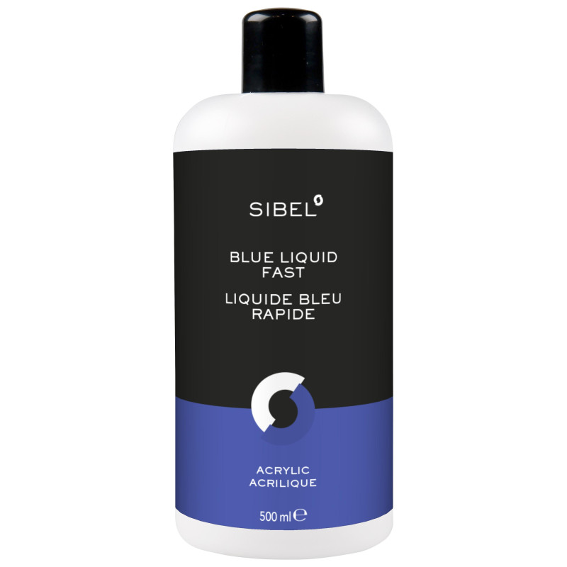 Blue acrylic resin fast Sibel 500ML