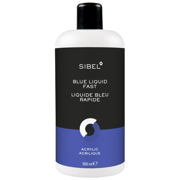 Blue acrylic resin fast Sibel 500ML