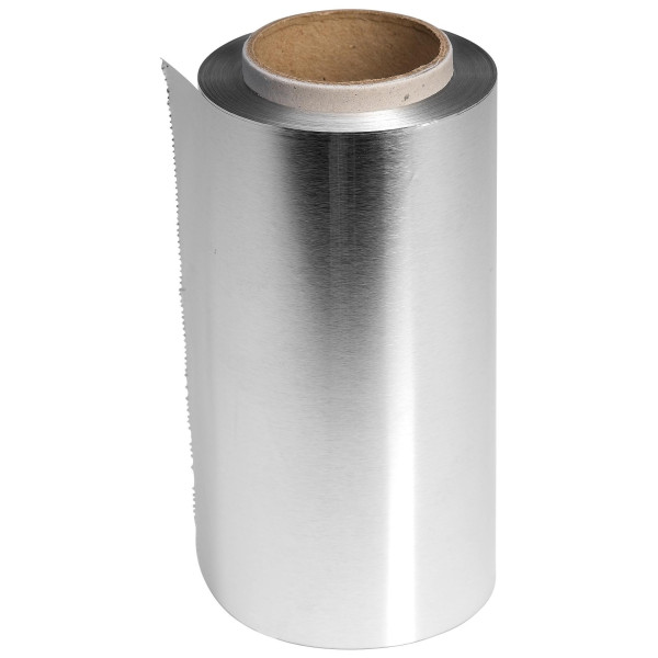 Rollo de aluminio de 10 cm de plata