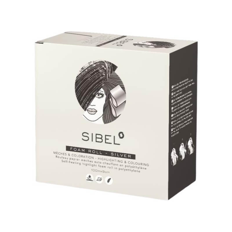 Rolo de 100 metros de Papel para Mechas Hight Light Prateado