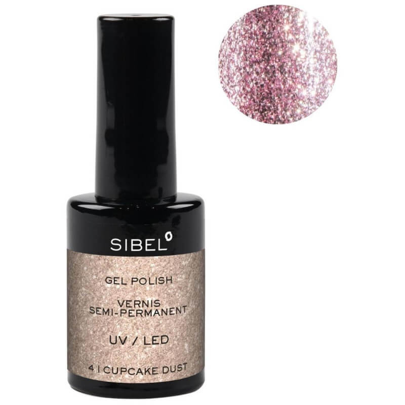 Esmalte semipermanente n.º 4 Cupcake Dust Sibel 14ML