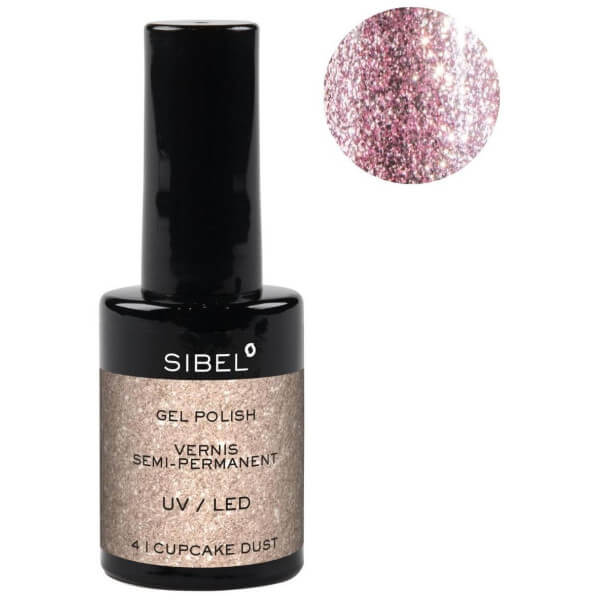 Semi-permanent nail polish n°4 Cupcake Dust Sibel 14ML