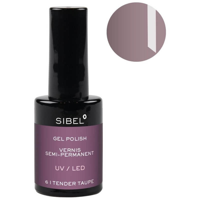 Vernis semi-permanent nr. 6 Tender Taupe Sibel 14ML