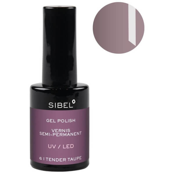 Semi-permanent nail polish n°6 Tender Taupe Sibel 14ML