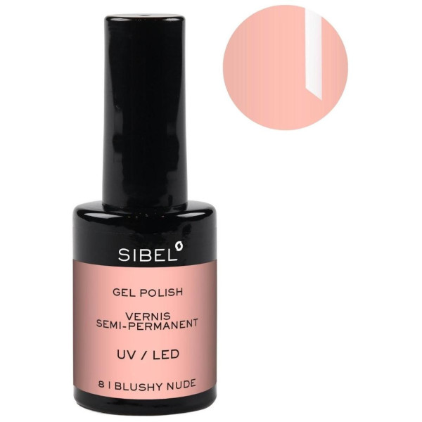 Semi-permanent nail polish No. 8 Blushy Nude Sibel 14ML