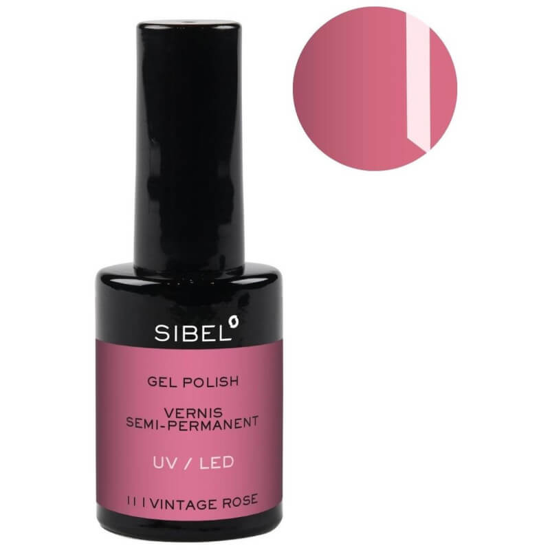 Vernis semi-permanente n°11 Vintage Rose Sibel 14ML