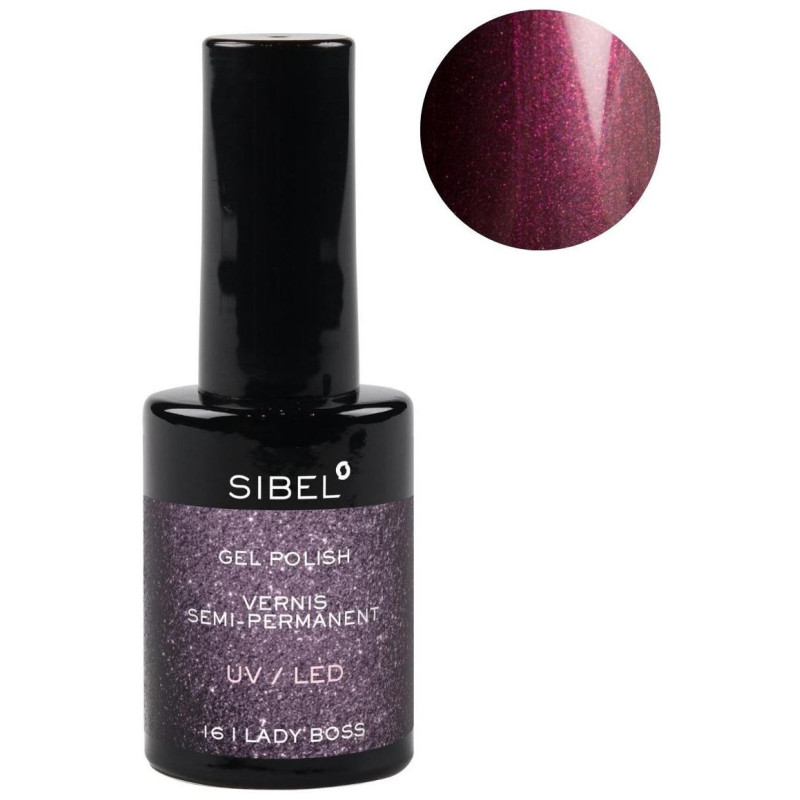 Semi-permanent nail polish n°16 Lady Boss Sibel 14ML