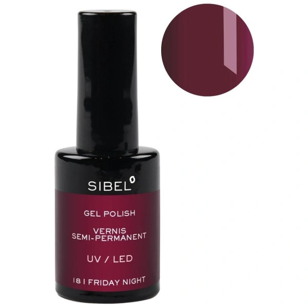 Vernis semi-permanent n°18 Friday Night Sibel 14ML Vernis semi-permanent n°18 Friday Night Sibel 14ML