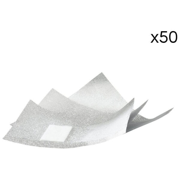 50 aluminiumvellen voor semi-permanente nagellakverwijdering Sibel 50 aluminiumvellen voor semi-permanente nagellakverwijdering Sibel