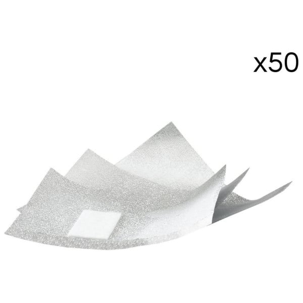 50 aluminum foil wraps for semi-permanent removal Sibel