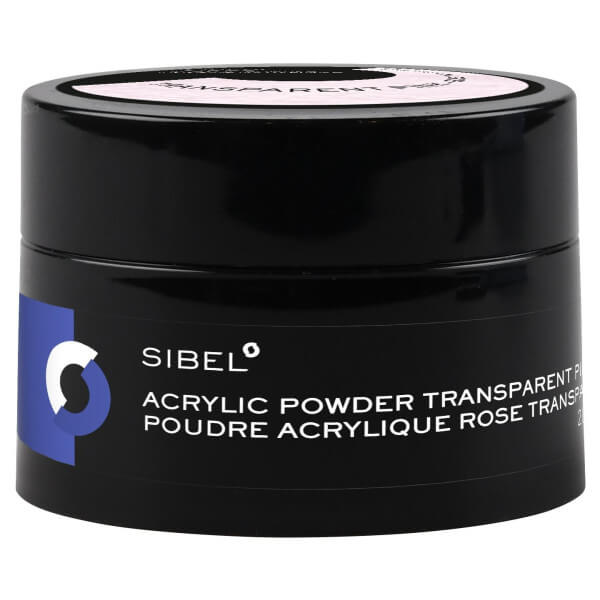 Pó acrílico Transparent Pink Sibel 20g Sibel