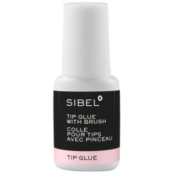 Colle faux ongles / tips avec pinceau Sibel 8g