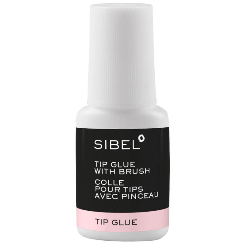 Colle faux ongles / tips avec pinceau Sibel 8g