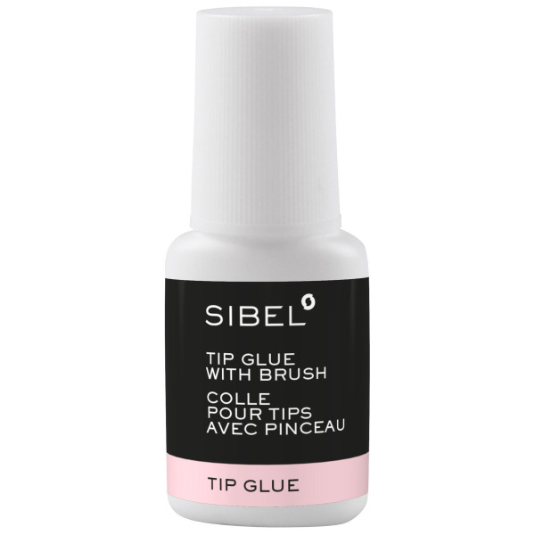 Colle faux ongles / tips avec pinceau Sibel 8g