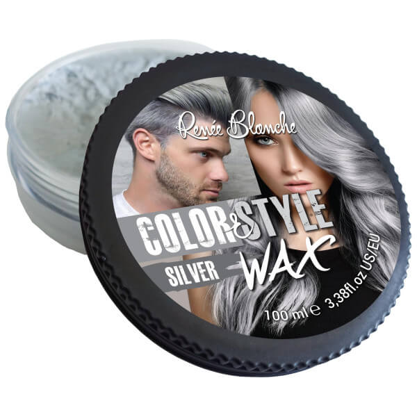 Cera modeladora e colorante Color&Style Wax prata Renée Blanche 100ML Cera modeladora e colorante Color&Style Wax prata Renée Blanche 100ML