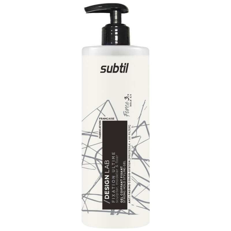 Design hair styling fixing gel Subtle 400ML