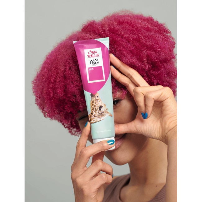 Maskenfarbe rosa Farbe frisch Maske Wella 150ML