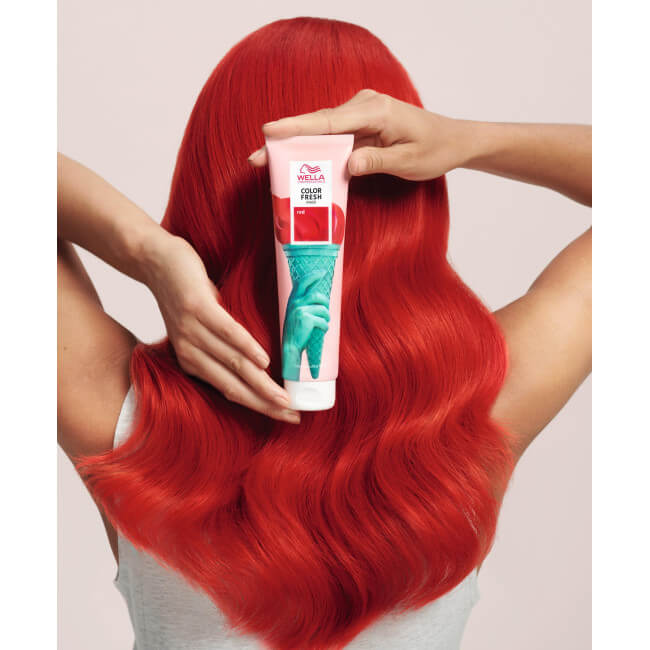 Rode kleurmasker Color Fresh Mask Wella 150ML