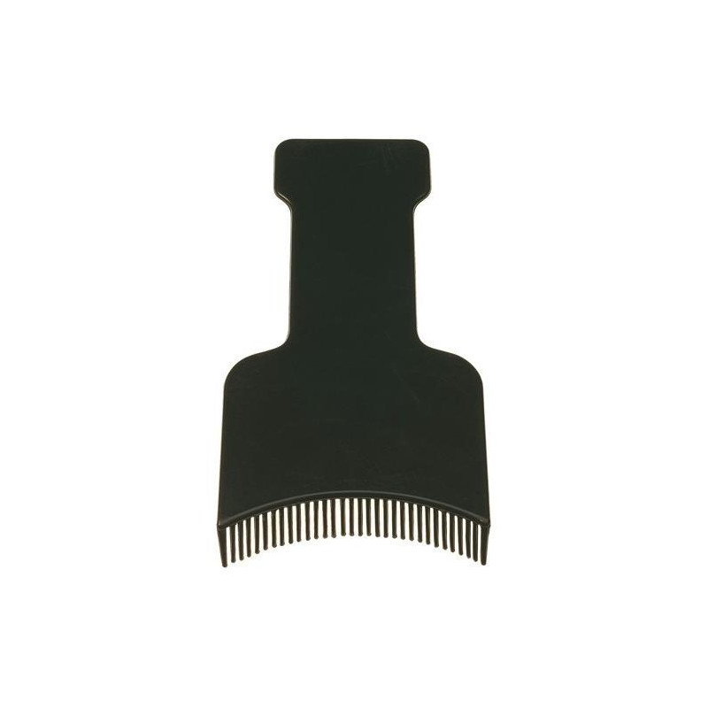 Black hair highlighting comb without teeth