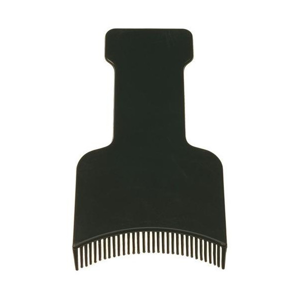 Black hair highlighting comb without teeth