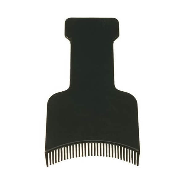 Black hair highlighting comb without teeth