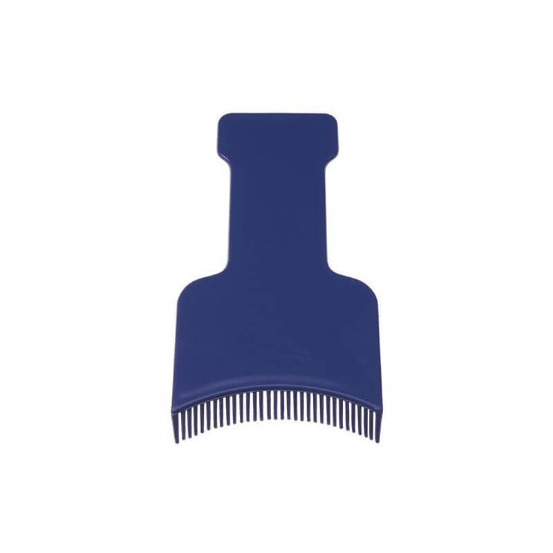 Paleta de mechas com dentes azuis