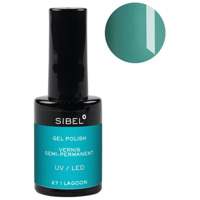 Semi-permanent nail polish n°27 Lagoon Sibel 14ML