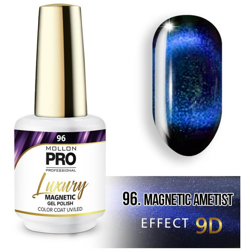 Vernis semi-permanente Luxury n°96 Magnetic 9D Mollon Pro 8ML