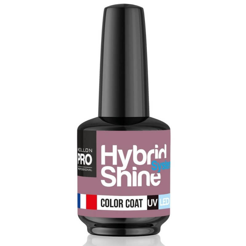 Esmalte semipermanente Mini Hybrid Shine n°322 Rose Beryl Mollon Pro 8ML