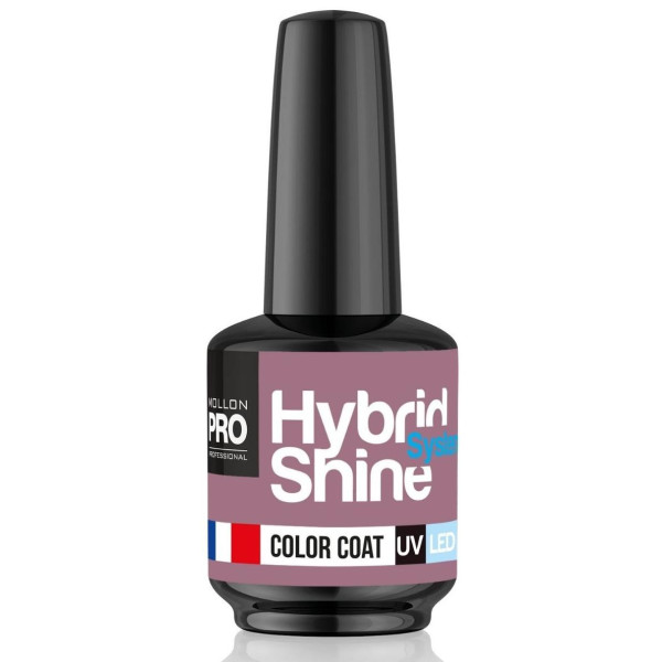 Mini semi-permanent nail polish Hybrid Shine No. 322 Rose Beryl Mollon Pro 8ML