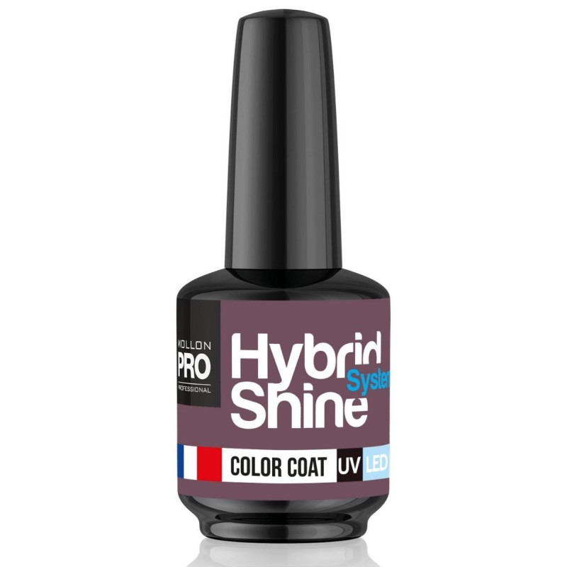 Mini semi-permanent Hybrid Shine nail polish n°324 Rosetta Mollon Pro 8ML