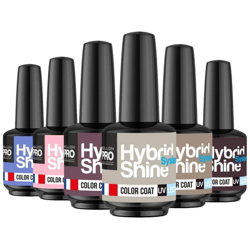 Mini Hybrid Shine Semi-Permanent Nagellack Nr. 327 Sapphire Mollon Pro 8ML