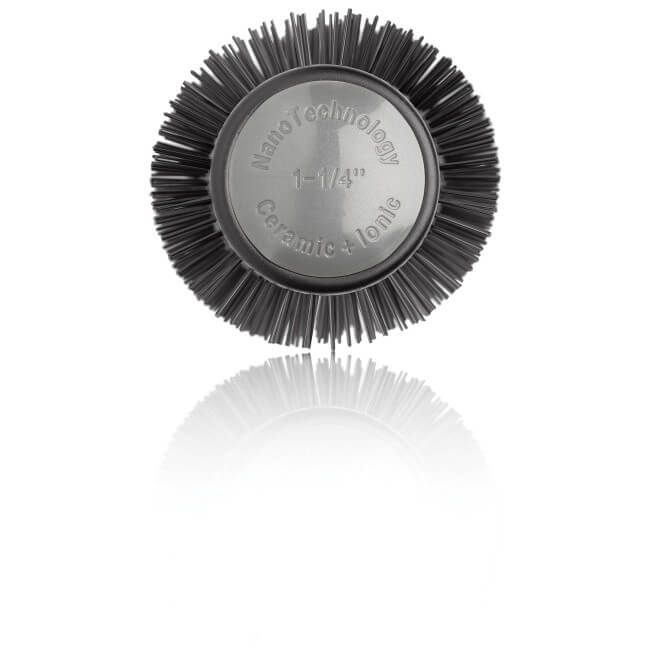Thermische borstel met toermalijn coating en grip, diameter 32 mm.