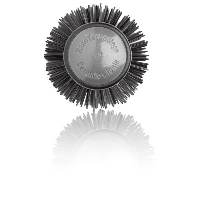 Thermische ronde borstel met toermalijn coating, diameter 25 mm.