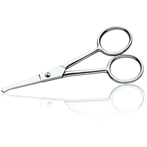 Round-tipped nail scissors