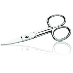 Tesoura de unhas com ponta larga