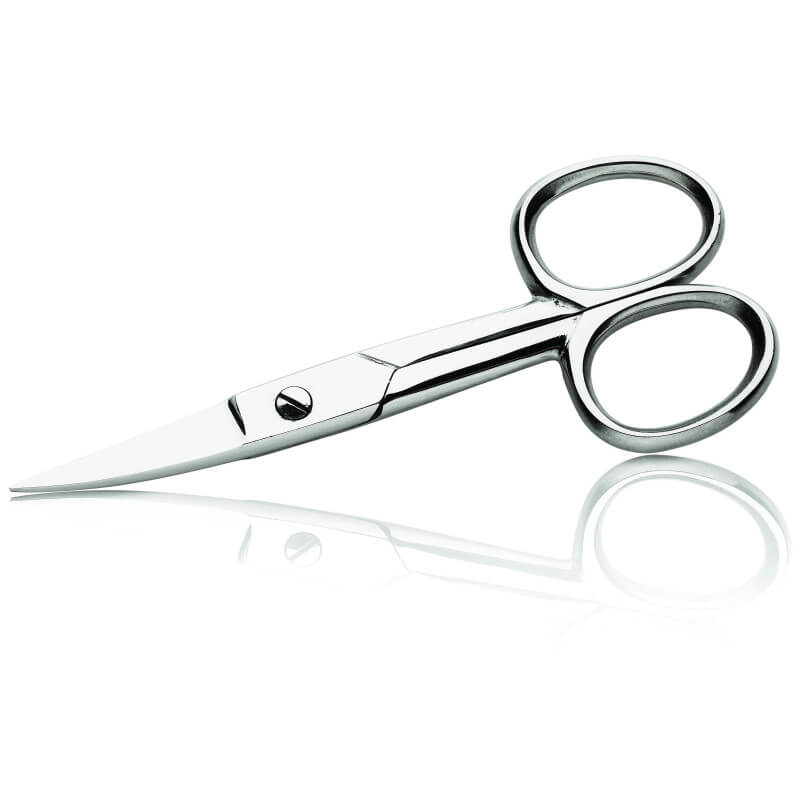 Tesoura de unhas com ponta larga