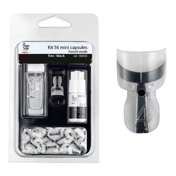 Kit 56 Mini Capsules French Fashion Peggy Sage Black Fines 150123 Kit 56 Mini Capsules French Fashion Peggy Sage Black Fines 150123