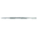 Curette excavatrice et repousse-cuticules