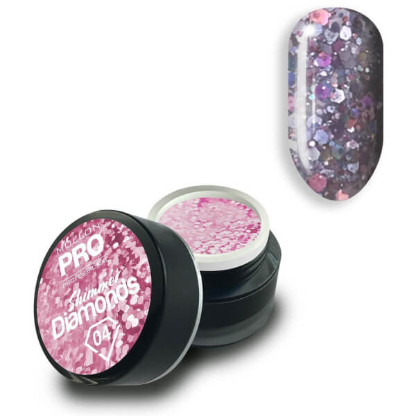 Gel holográfico Shimmer Diamonds n°4 Mollon Pro