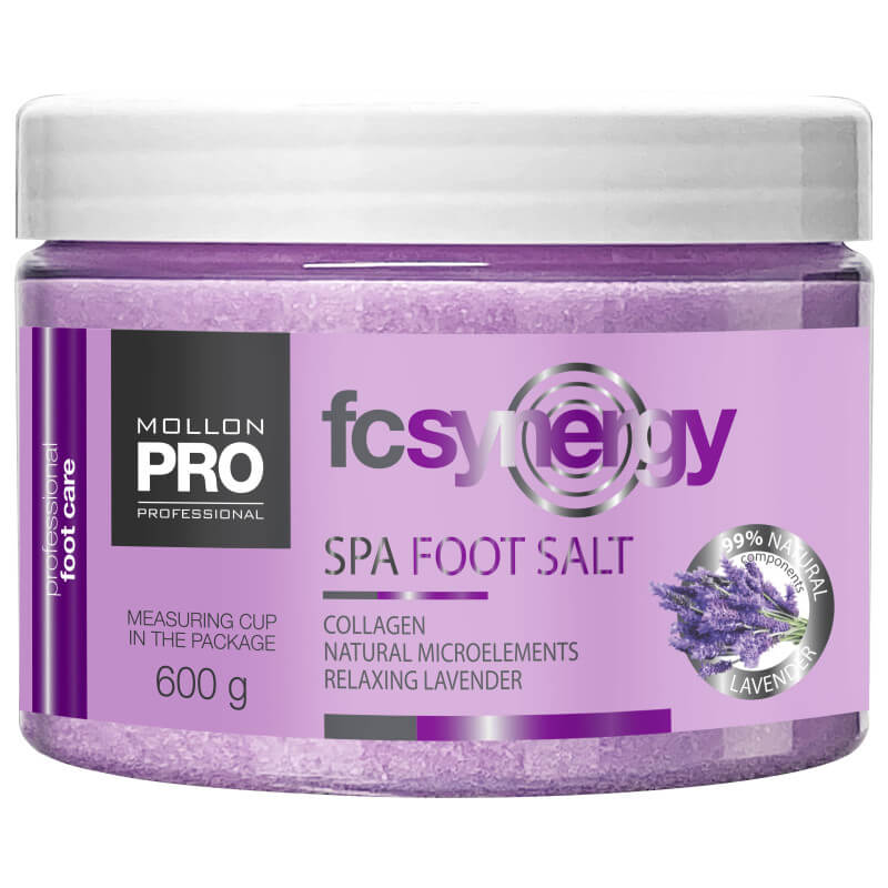 Sale da bagno pedicure alla lavanda Mollon Pro 600g