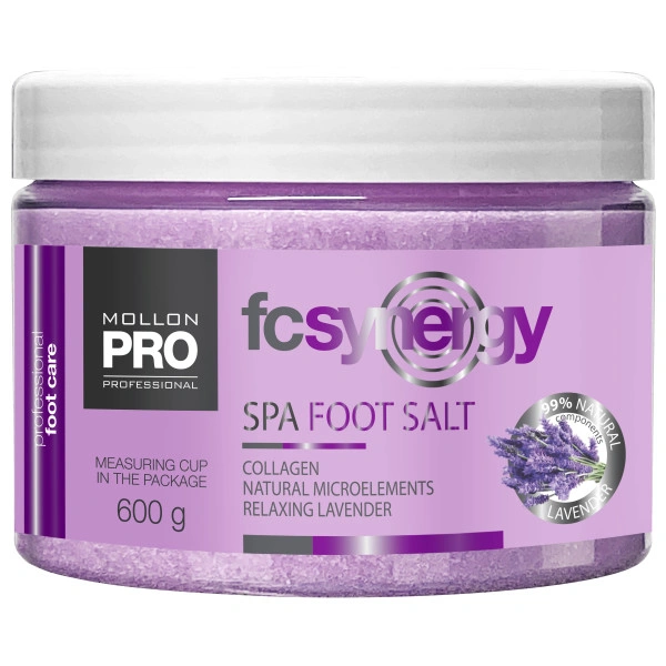 Sal de baño pedicura Lavanda Mollon Pro 600g