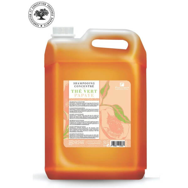 Concentrated shampoo papaya green tea