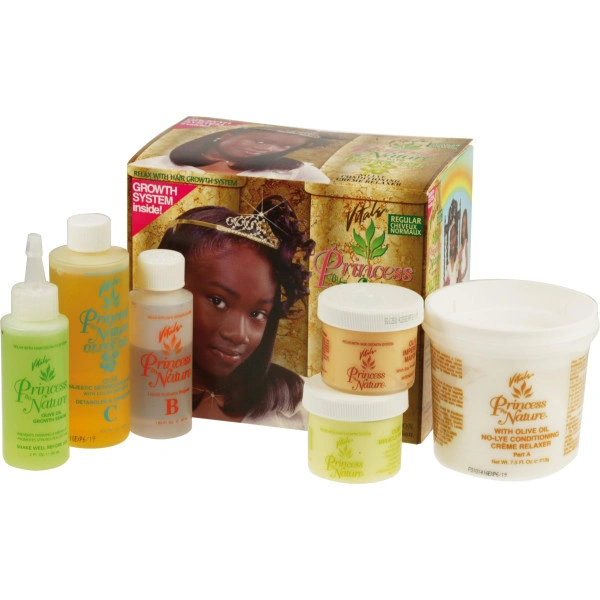 Kit per lisciare i capelli per bambini Regular Vitale all'olio d'oliva.