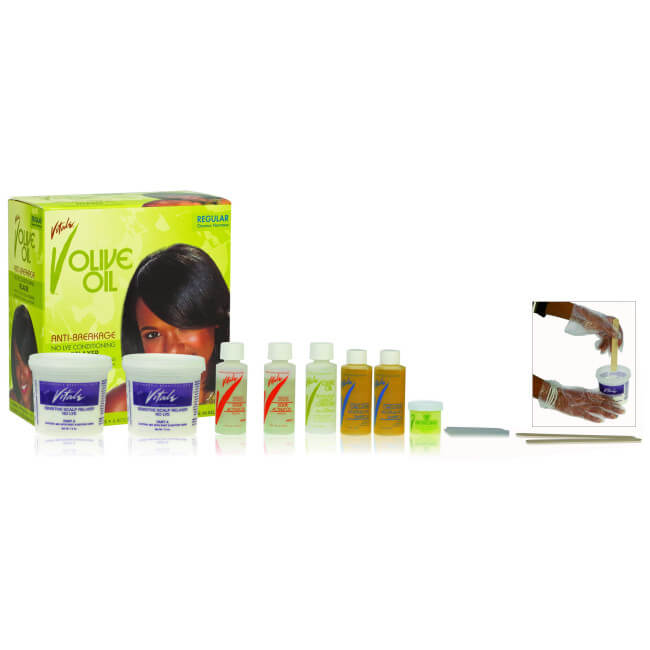 Kit de alisamento duplo Regular Vitale Olive Oil