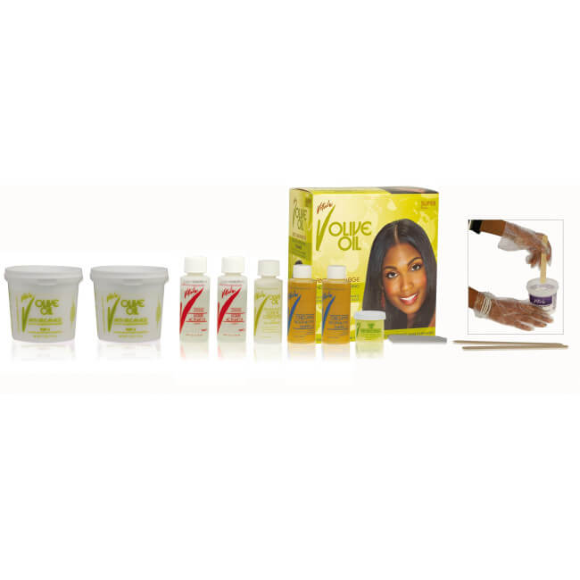 Super Vital Olive Oil Double Relaxer Kit