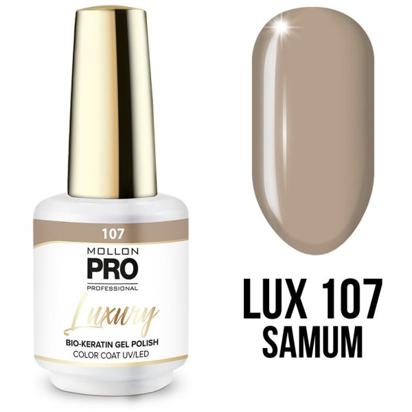 Luxury semi-permanent nail polish n°107 Samum Mollon Pro - 8ML
