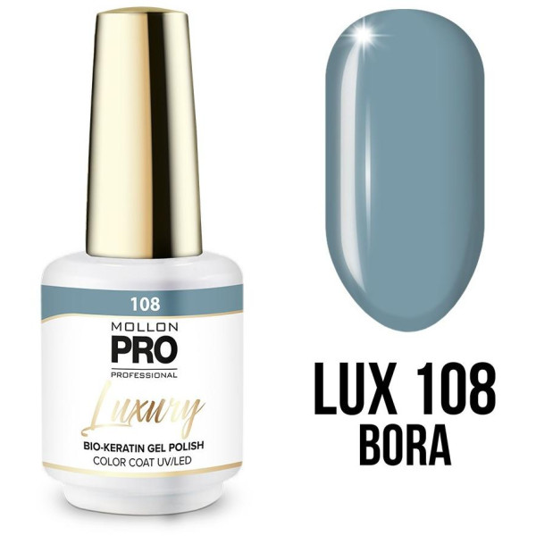 Luxury semi-permanent nail polish n°108 Bora Mollon Pro - 8ML