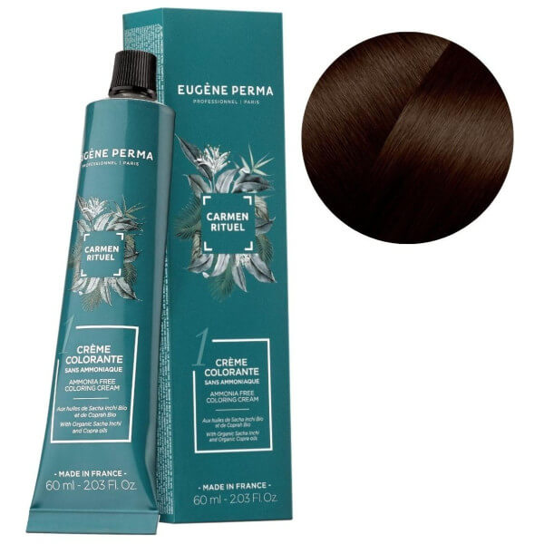 Vegetable hair dye Carmen Ritual n°4.4 Eugène Perma 60ML