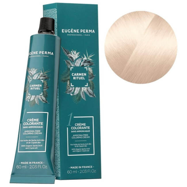 Kleuring met plantaardige kleurstof Carmen Ritueel nr. 10.02 Eugène Perma 60ML